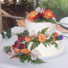 Pagosa Baking CO Wedding Cake